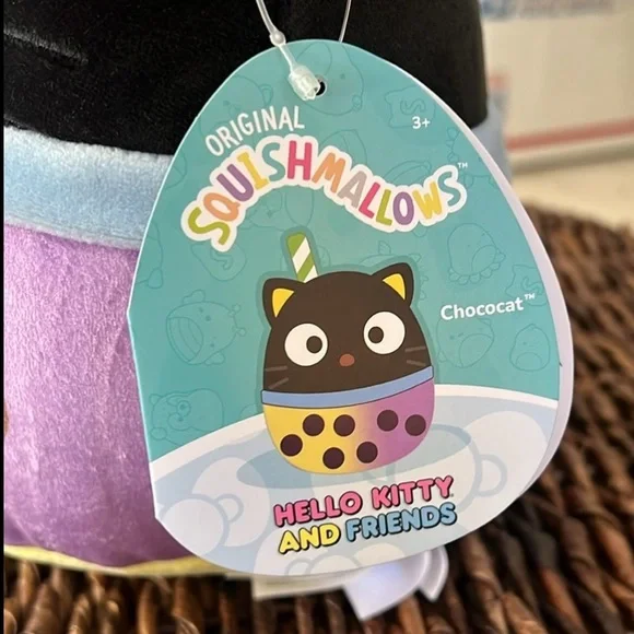 Squishmallows “Chococat” 9” NWT - Picture 4 of 11
